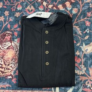 McGregor Men's Black Casual Button-Down Shirt